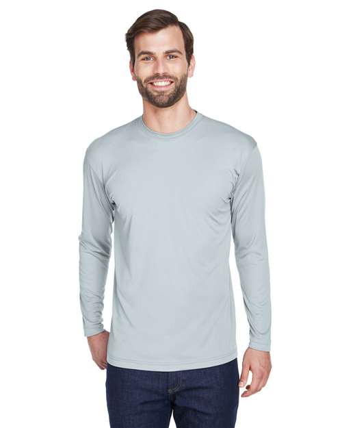 Men's Cool & Dry Sport Long Sleeve Performance Interlock T-Shirt - 8422 70