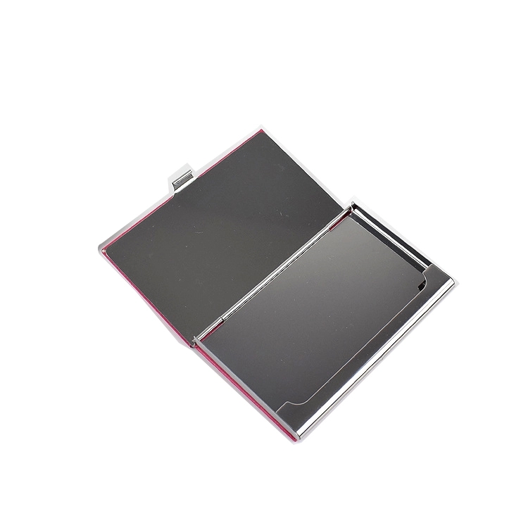 PU Leather & Metal Professional Business Card Case 4