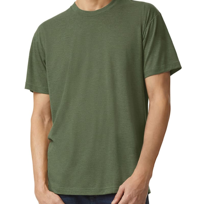 American Apparel Unisex Triblend Short-Sleeve Track T-Shirt 5