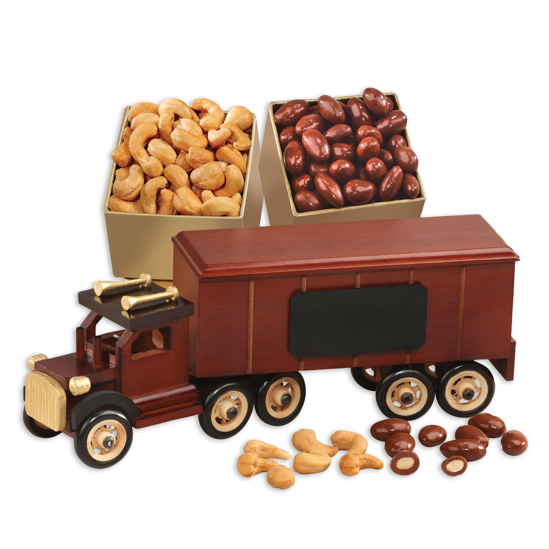 Classic Eighteen Wheeler with Fancy Cashews & Chocolate Almonds 2