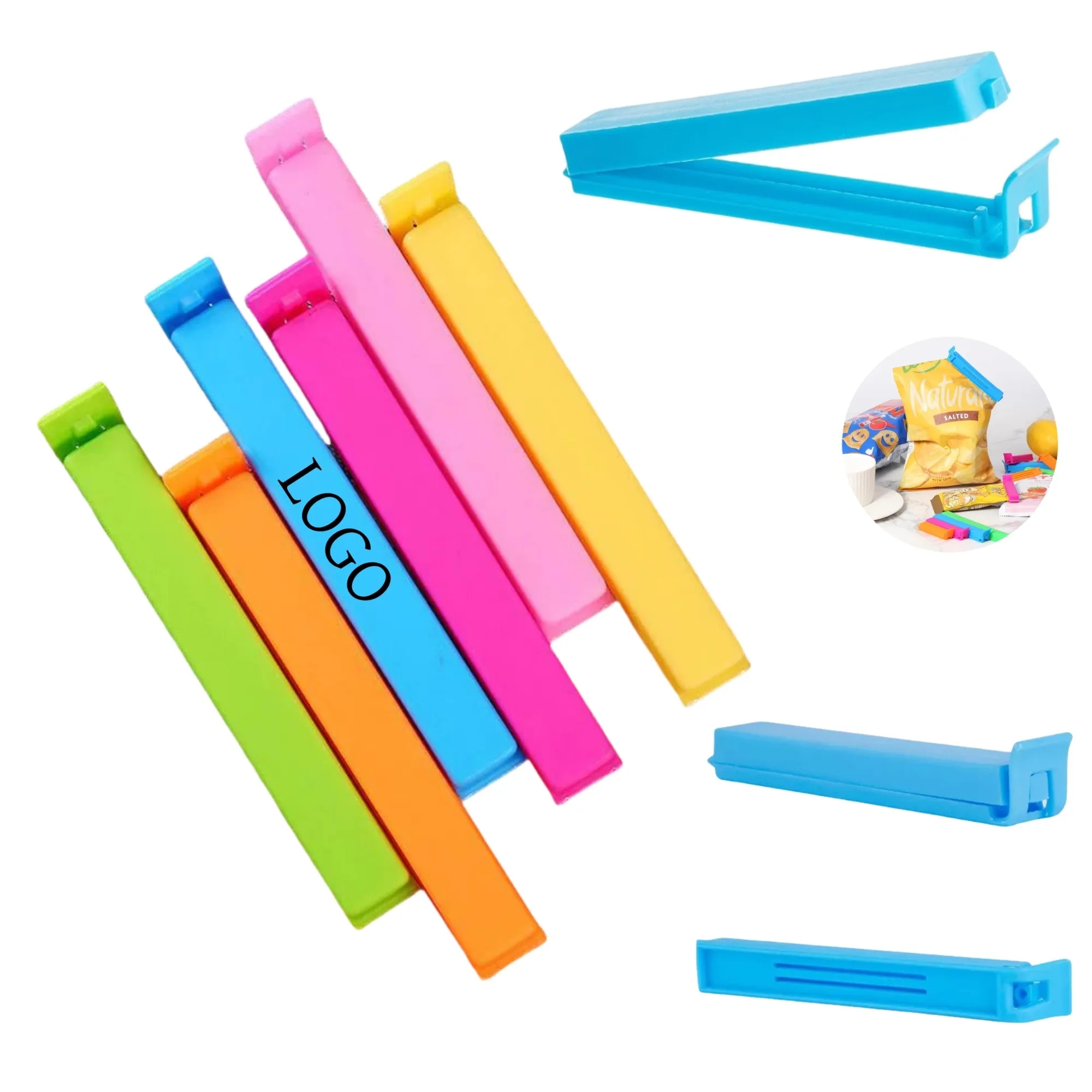 Colored Plastic Sealing Clips 2