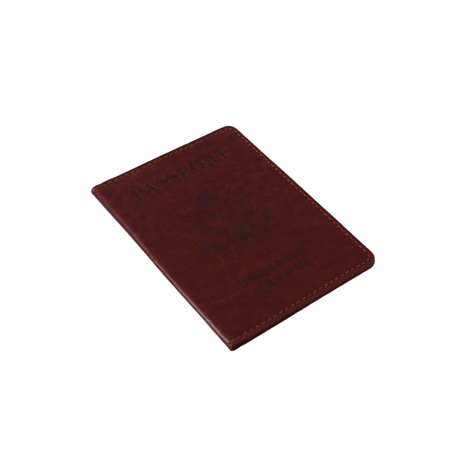 PU Leather Passport And Vaccine Card Holder Dual Pocket 7