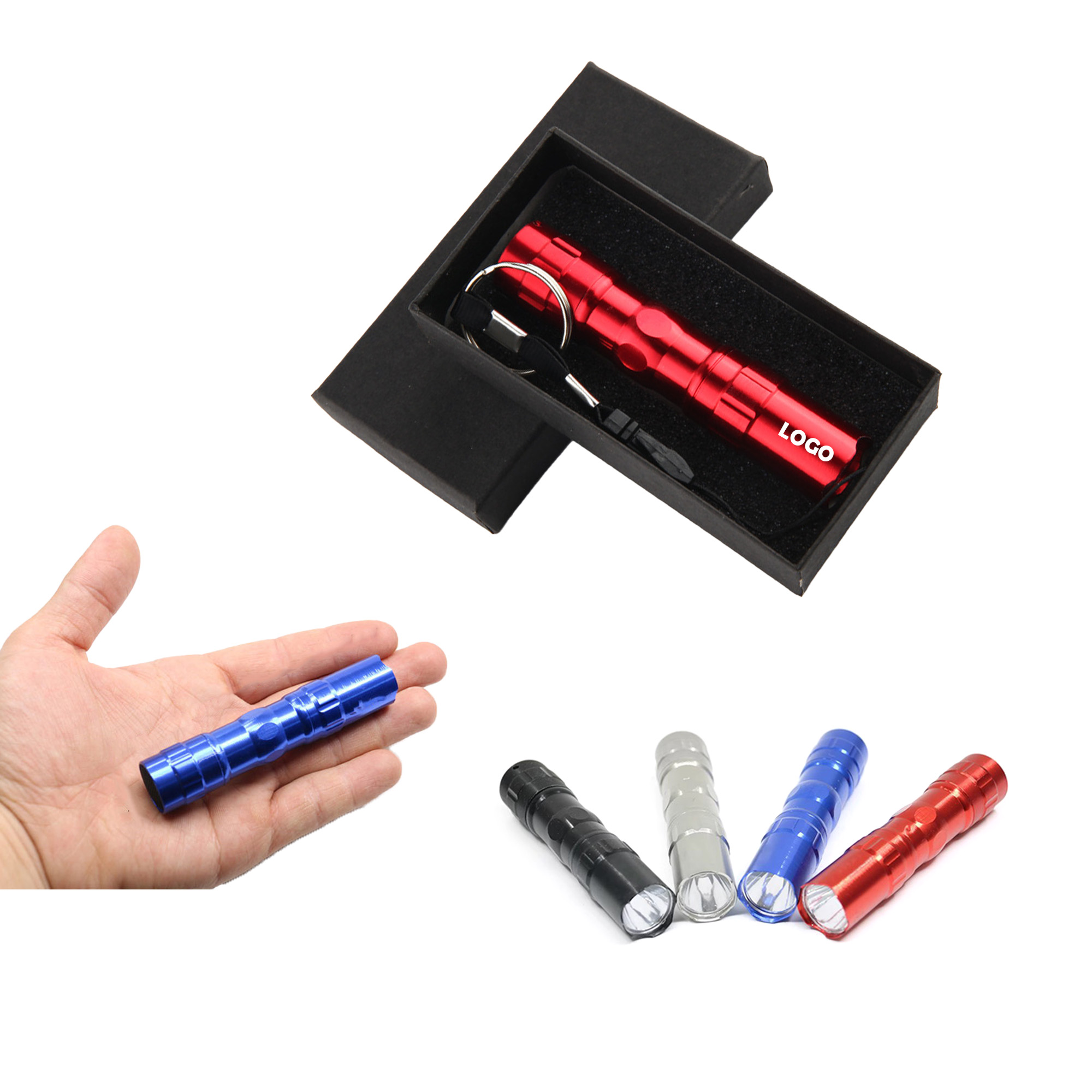 Waterproof Strong Light Small Flashlight 1