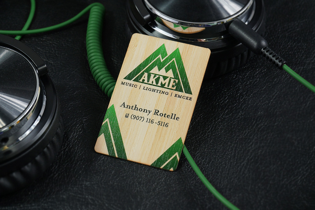 24 Hour Wood Business Cards 30