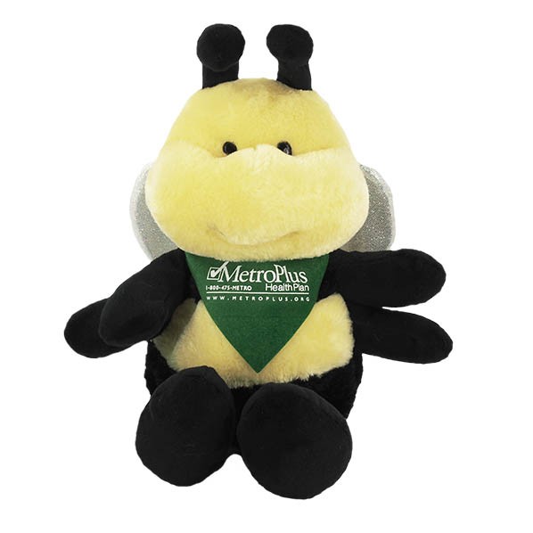 10" Bee with bandana and one color imprint 2