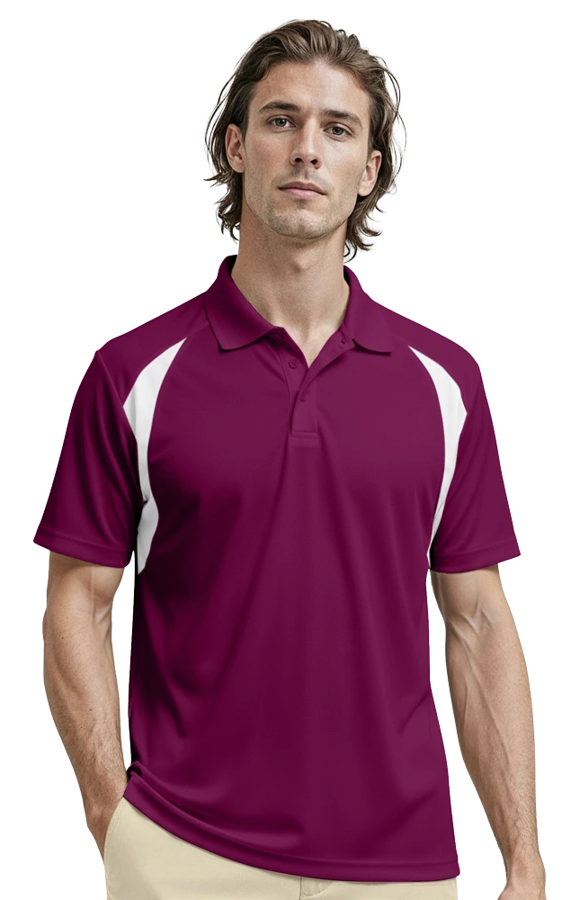 Men's Wicking Raglan Sleeve Polo 7