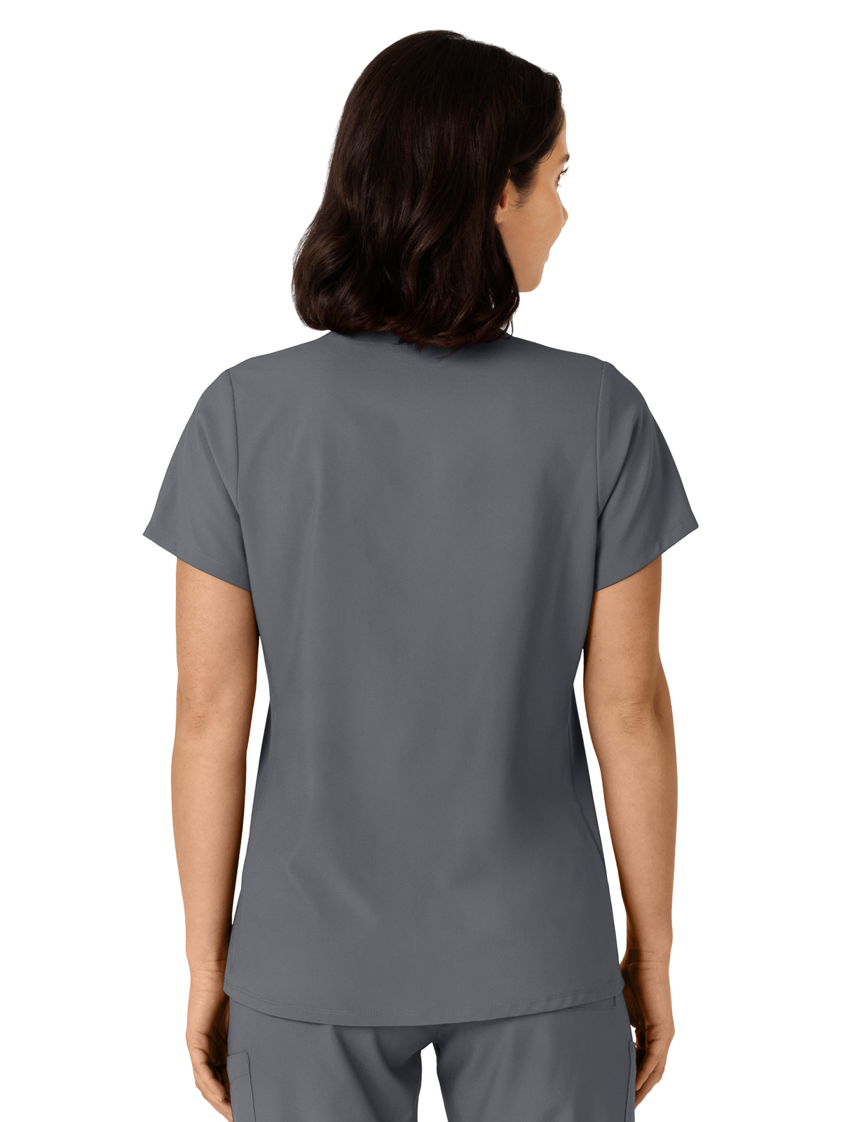 Wink - W123 - Women's Flex-n-Reach Side Panel V-Neck Top 26