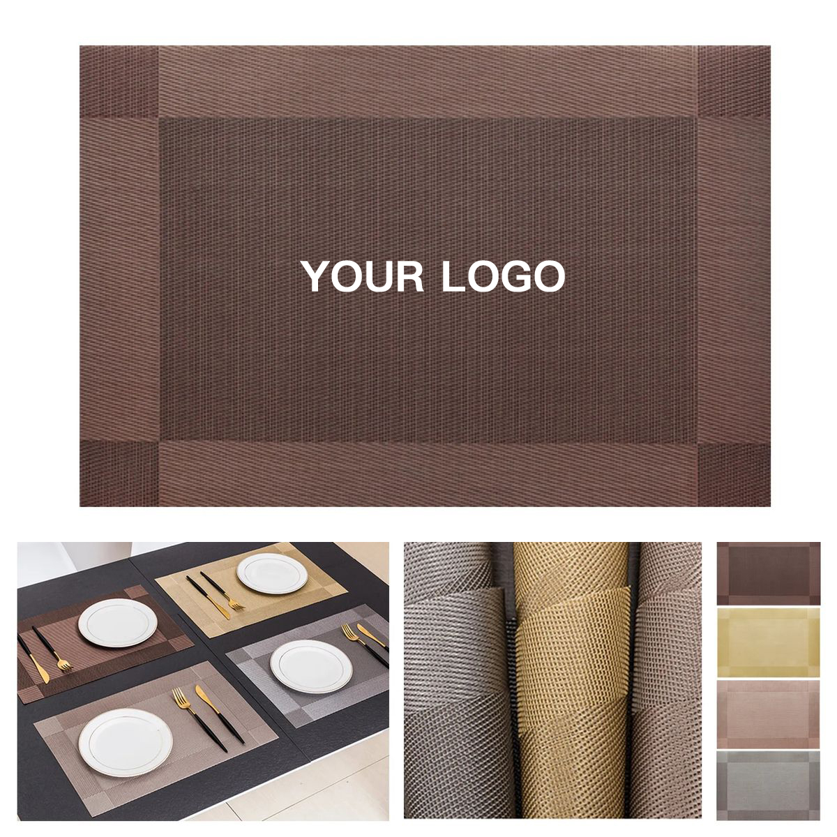 Heat Resistant PVC Placemat for Dining Table 6