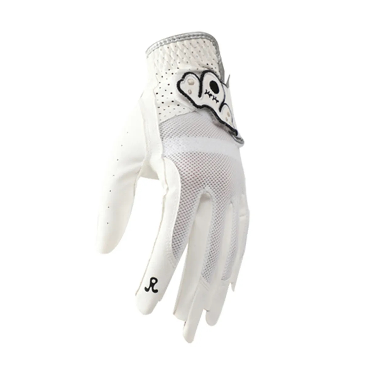 Women Leather Classic Golf Gloves 4