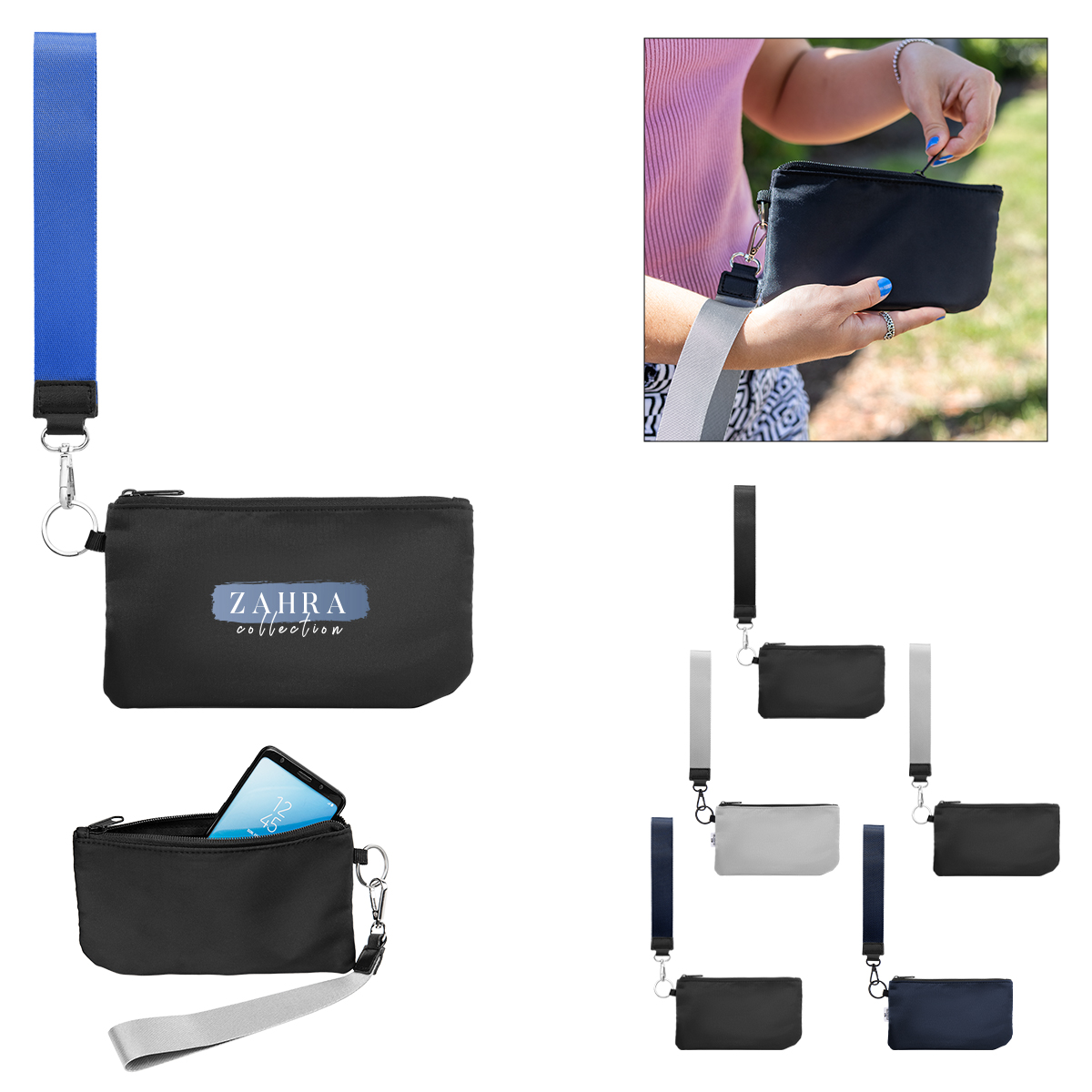 Anywhere rPET Wristlet Pouch 6