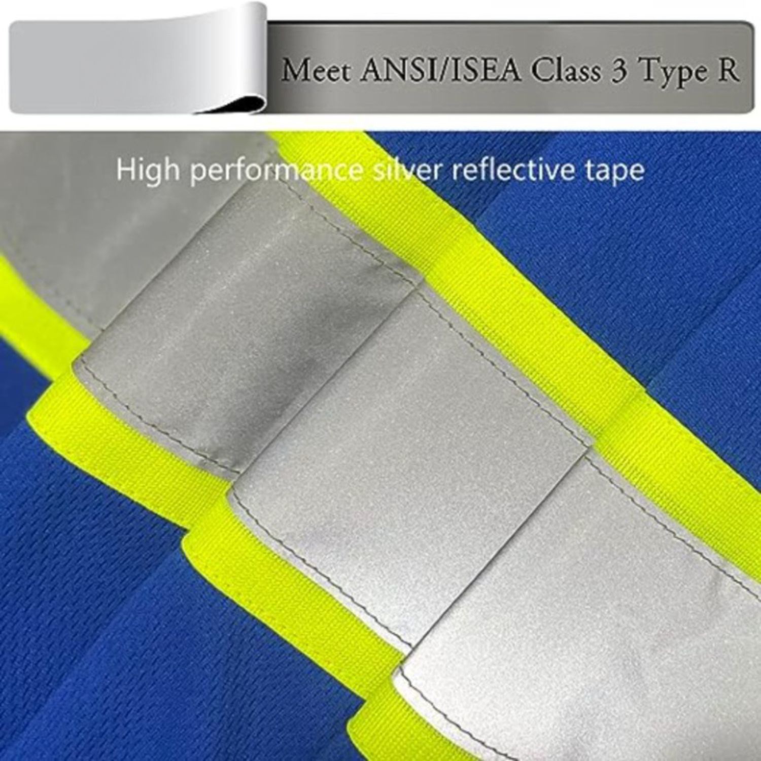 rPET Class 3 Two Tone Safety T-Shirt W/ Pocket 9