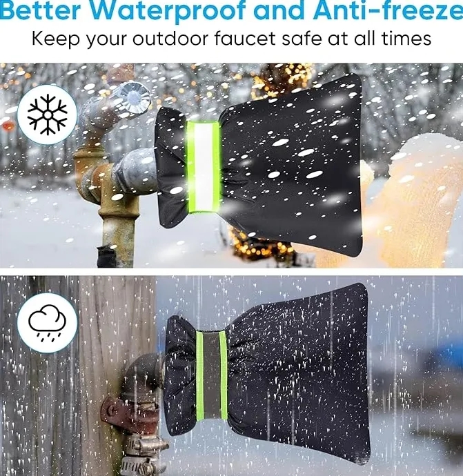 Bulk Insulated Outdoor Faucet Covers for Winter Freeze Protection - Wholesale Discount 4