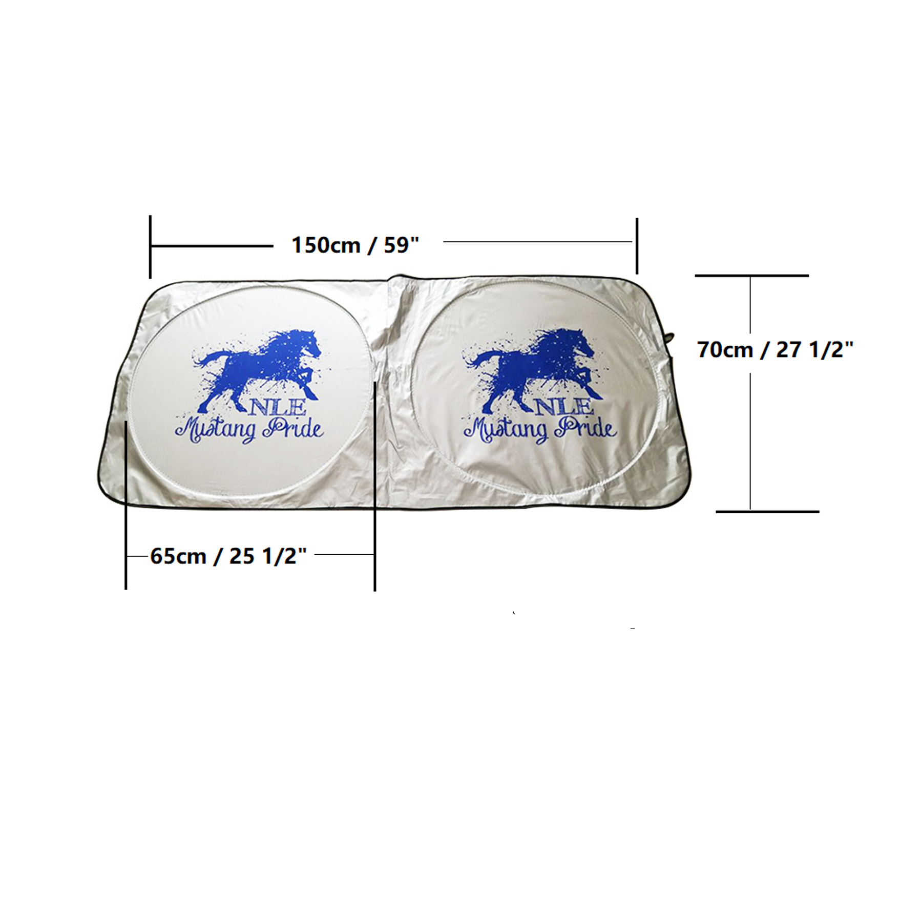 Automotive Car Windshield Foldable Sun Shades 3