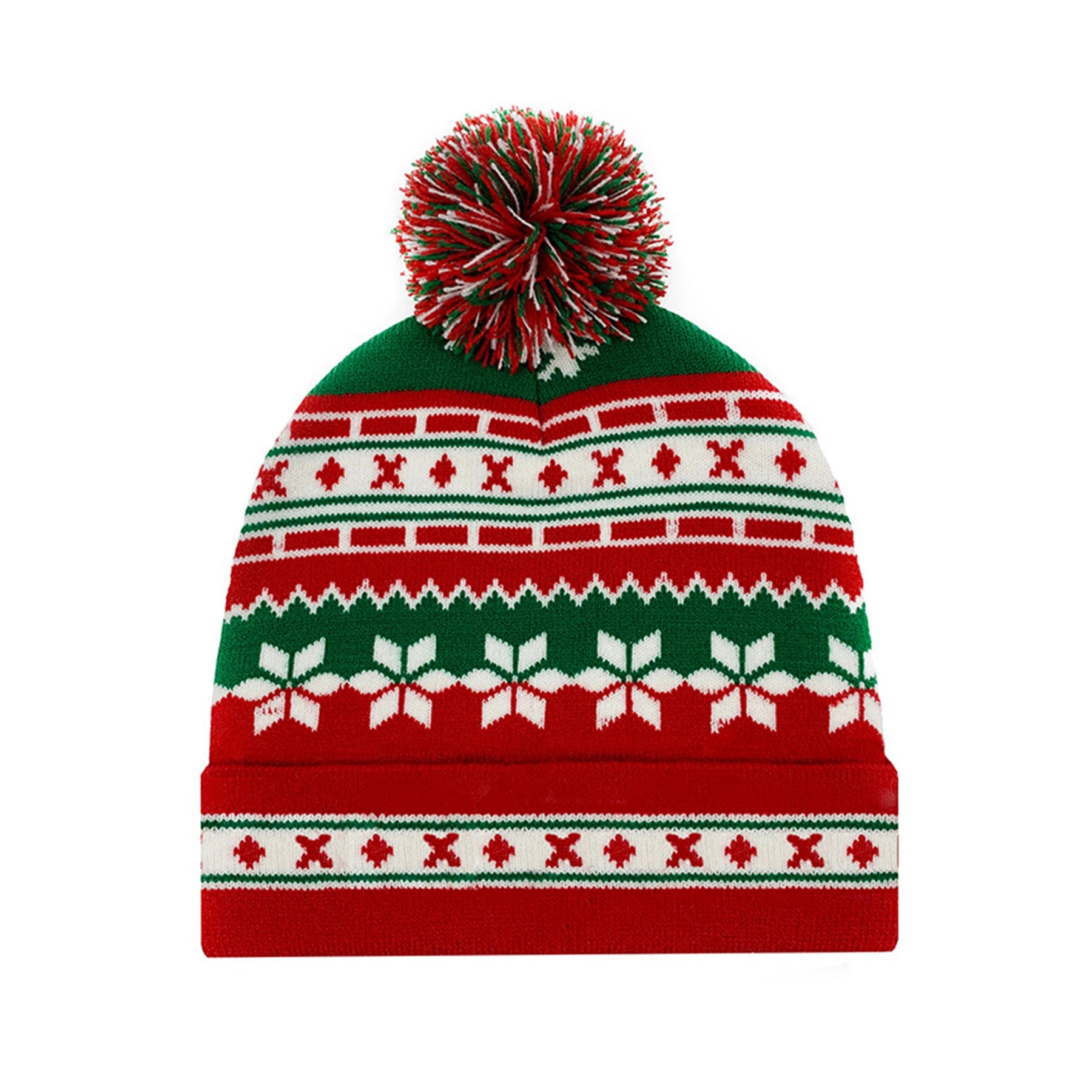Xmas Christmas Beanie Hat Knit Cap Scarf Set 9