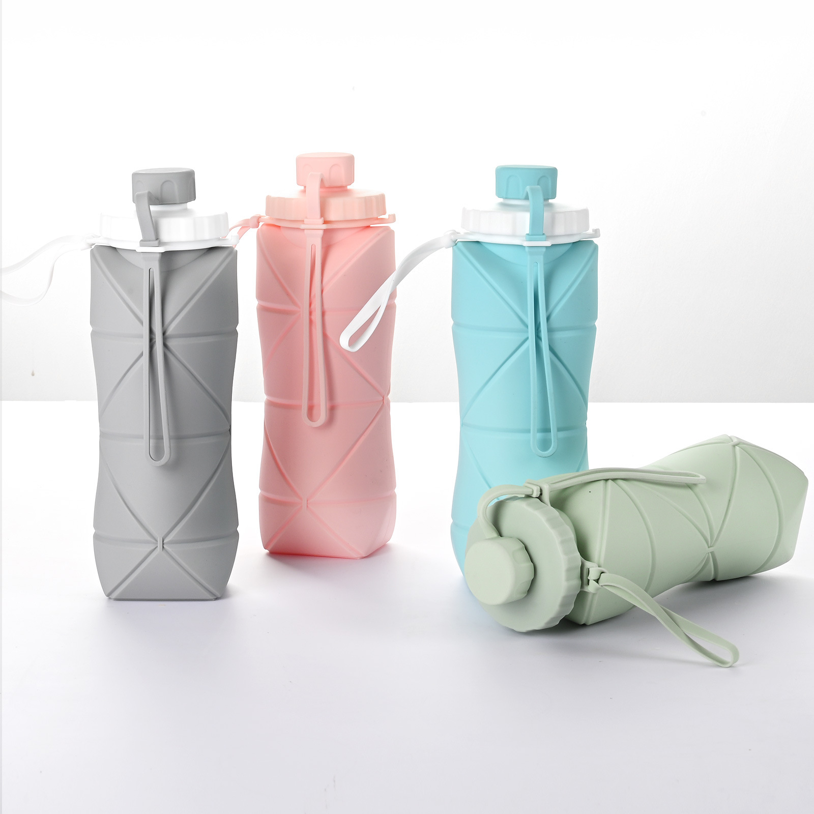 Heat Resistance Silicone Foldable Water Bottle 1