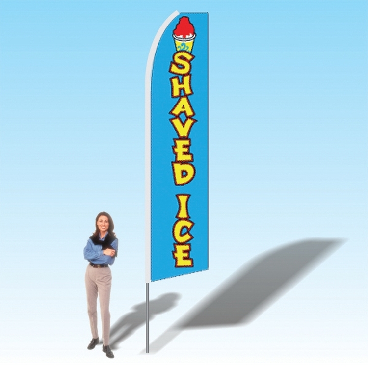 15FT Shaved Ice Advertising Banner Flag 2