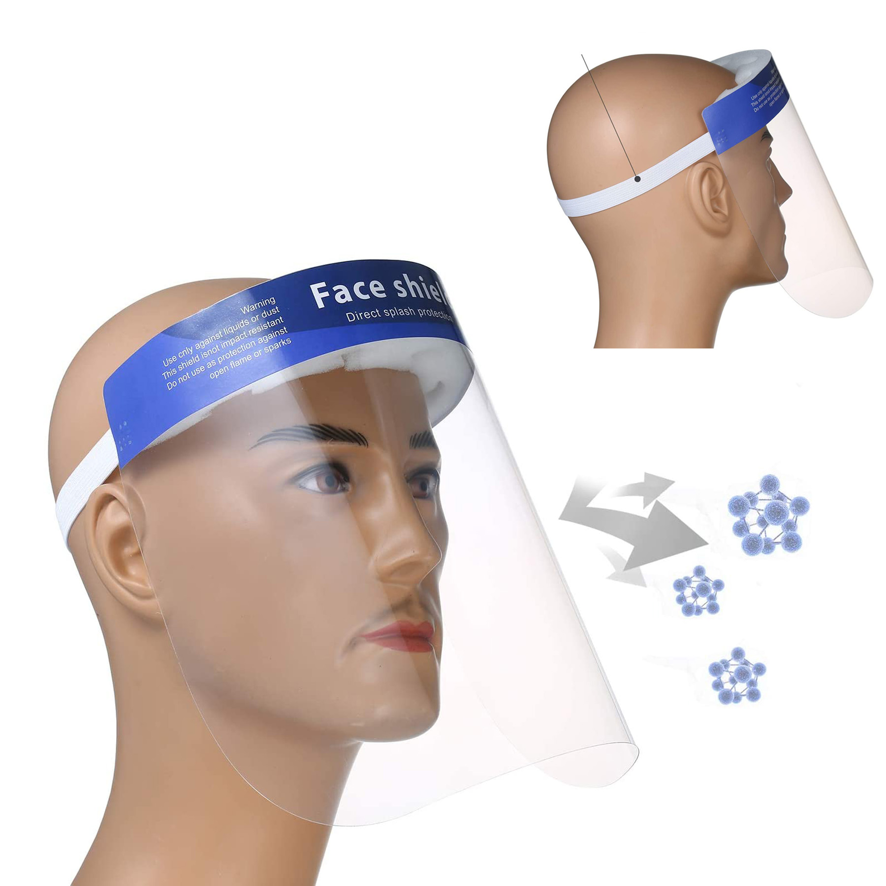 Protective Isolation Transparent Face Shield 2