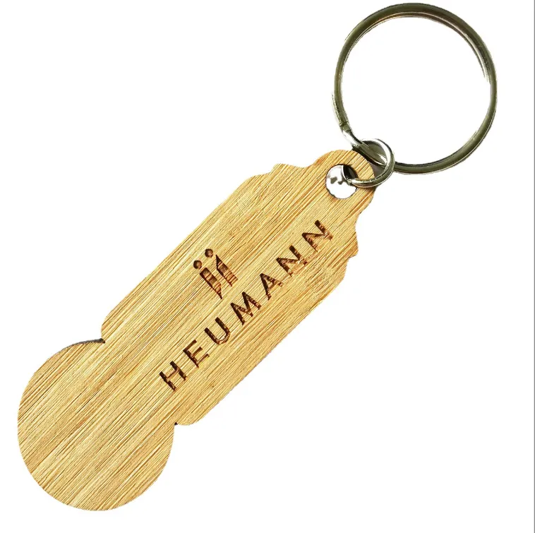 Wooden Token Keychain 3