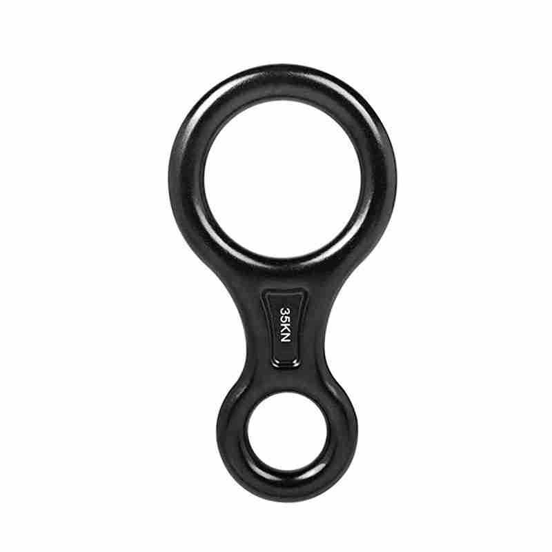 35KN Climb Figure 8 Descender Rigging Plate Rappel Gear 1