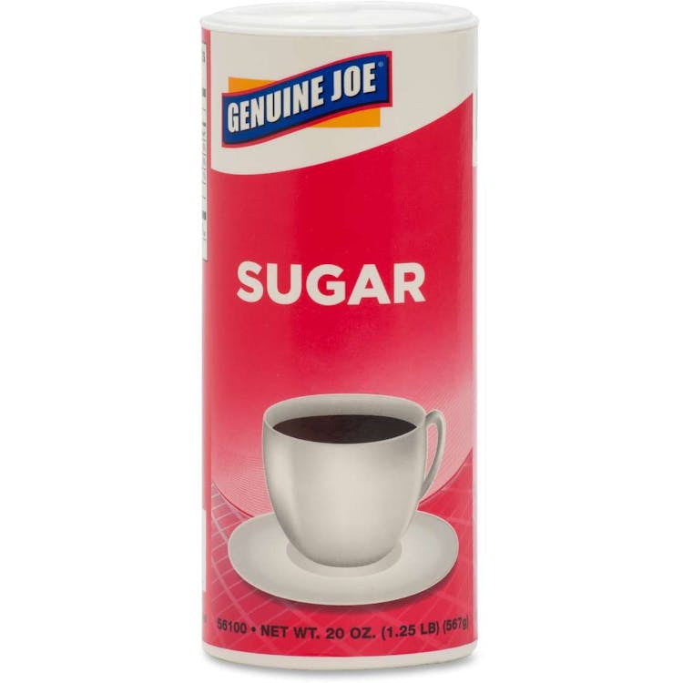 Genuine Joe Sugar Canisters - 20 oz 3 Pack 1