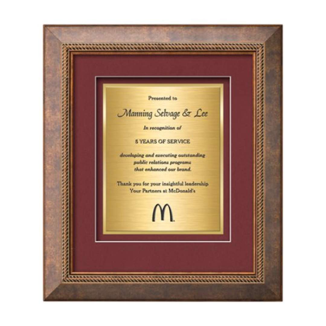 Lazio Certificate TexEtch - Bronze/Copper 2