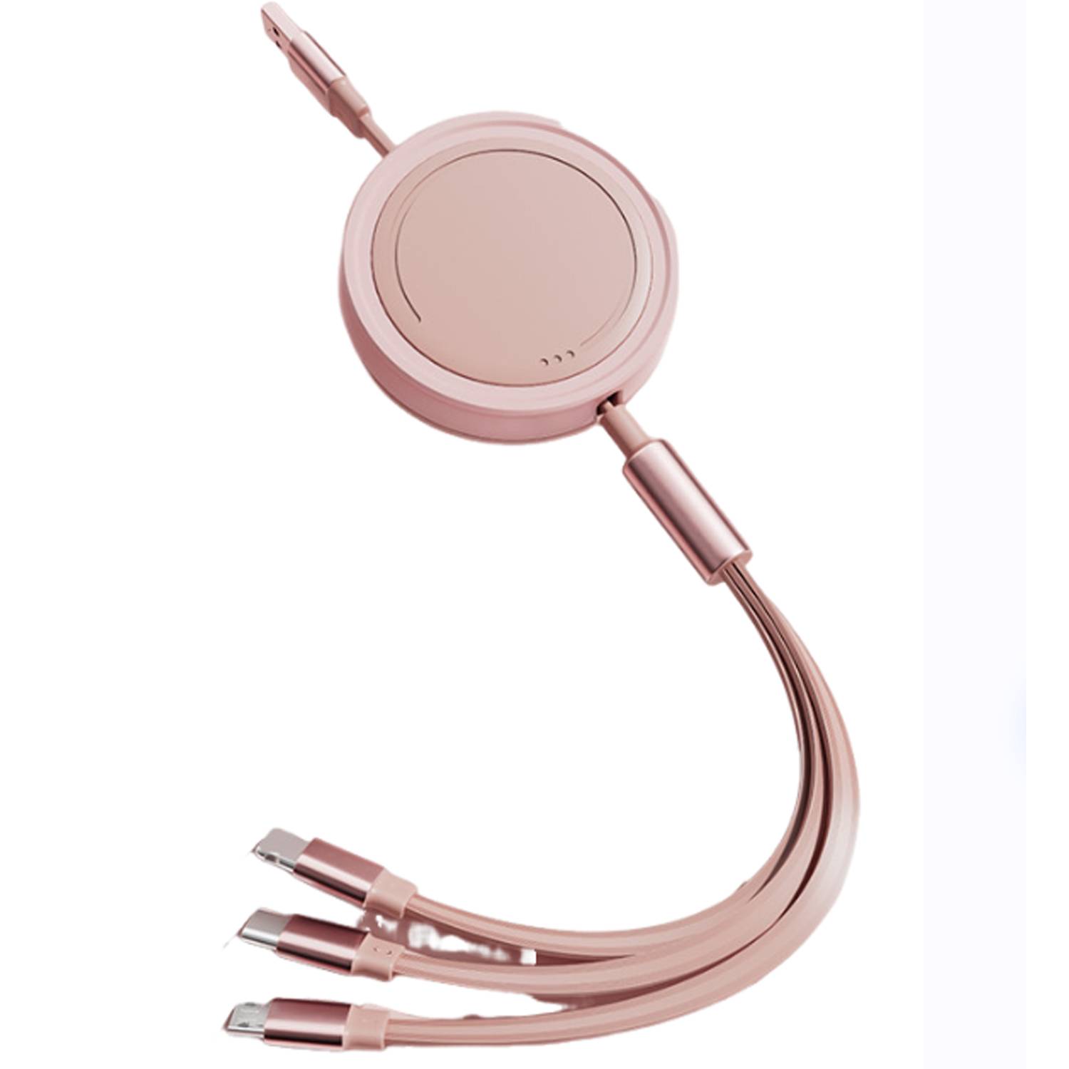 66W 3 in 1 Retractable Fast Charging Cable 6