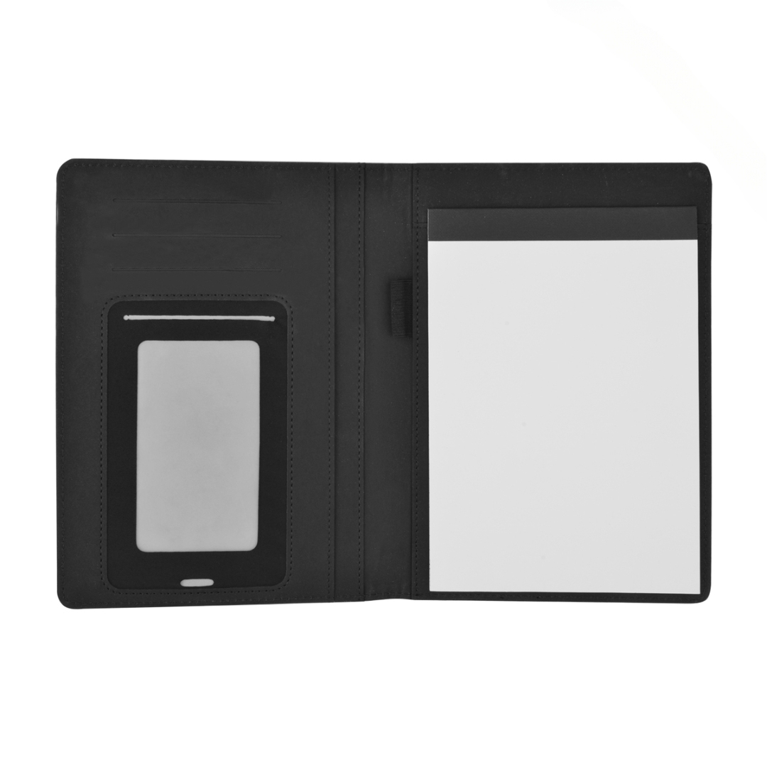 A5 Leatherette Padfolio with Touchscreen Smartphone Sleeve 8