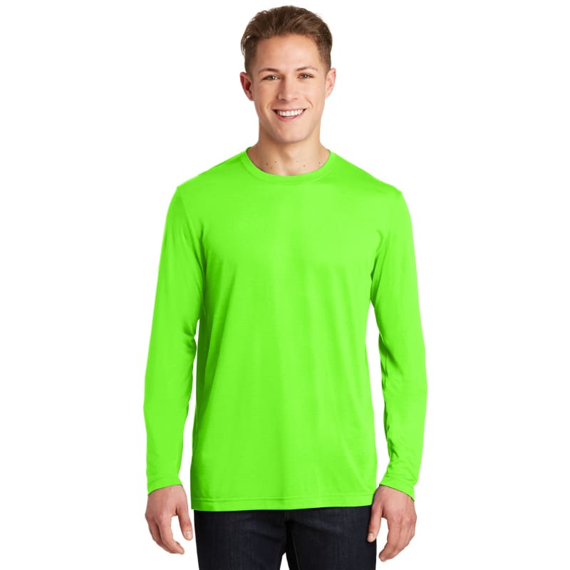 Sport-Tek Long Sleeve PosiCharge Competitor Cotton Touch Tee. 46