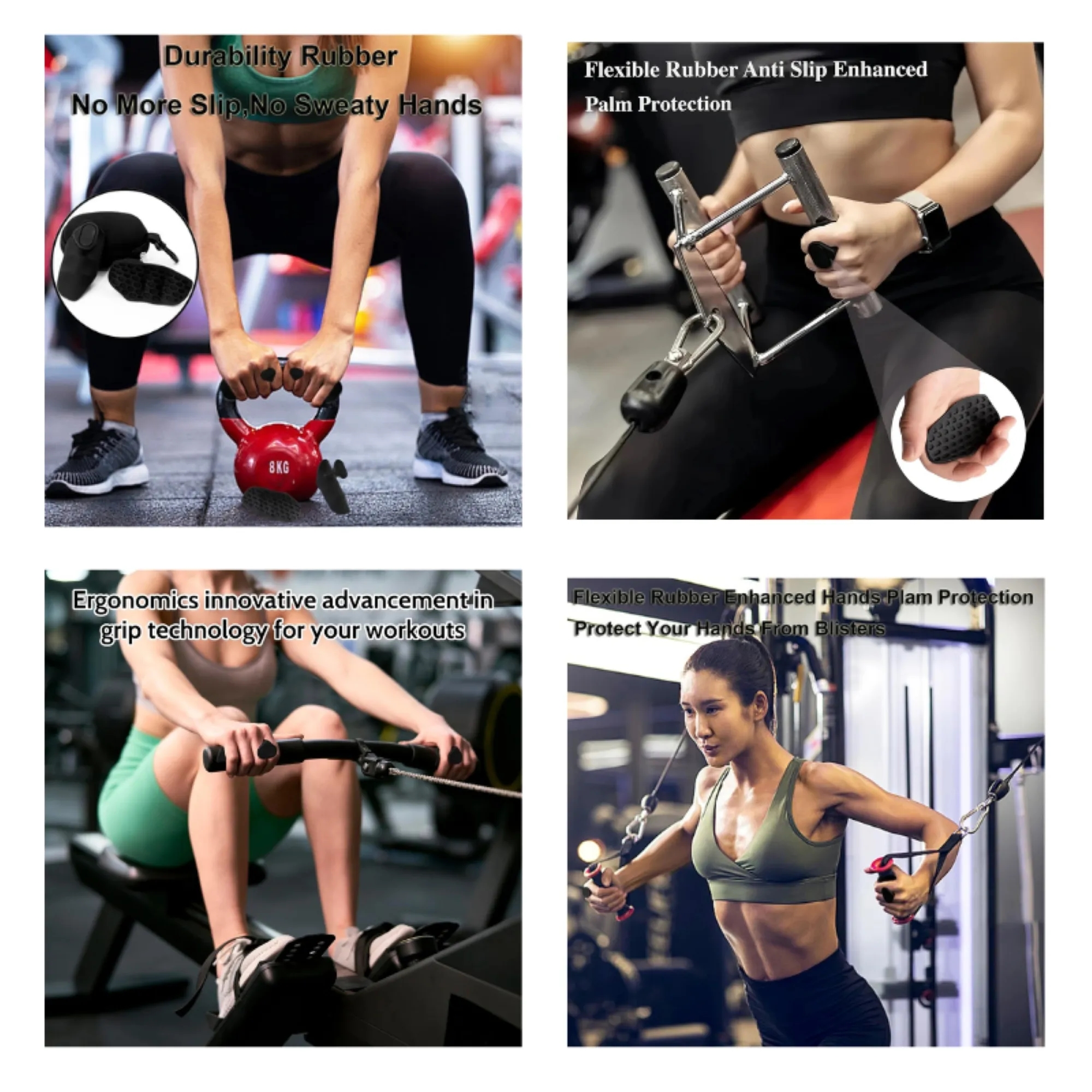 Sweat Resistant And Non-slip Palm Protection Exercise Grip 4
