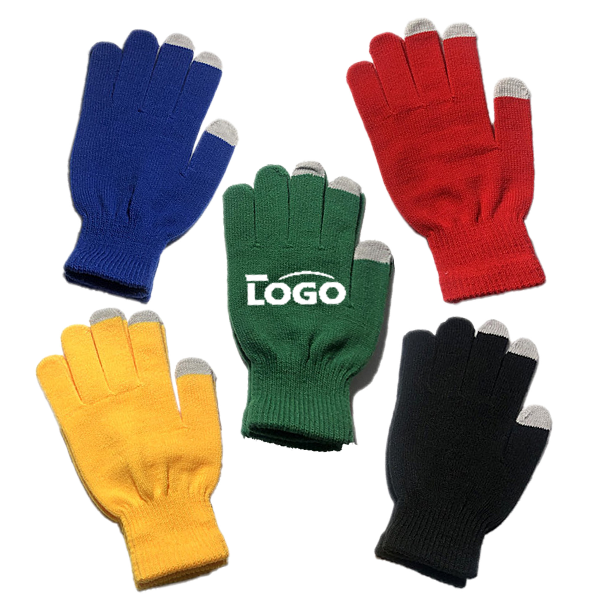 Stretch Touchscreen Gloves Knitted Texting Windproof 3