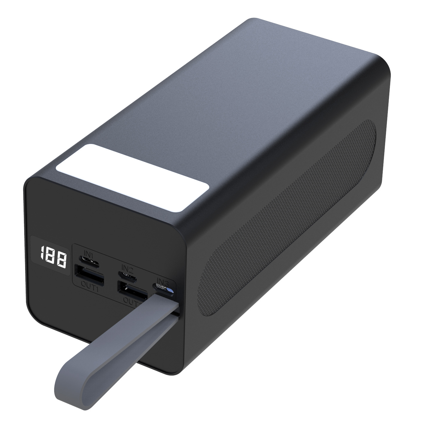 Large Capacity Power Bank w/LED Light 7