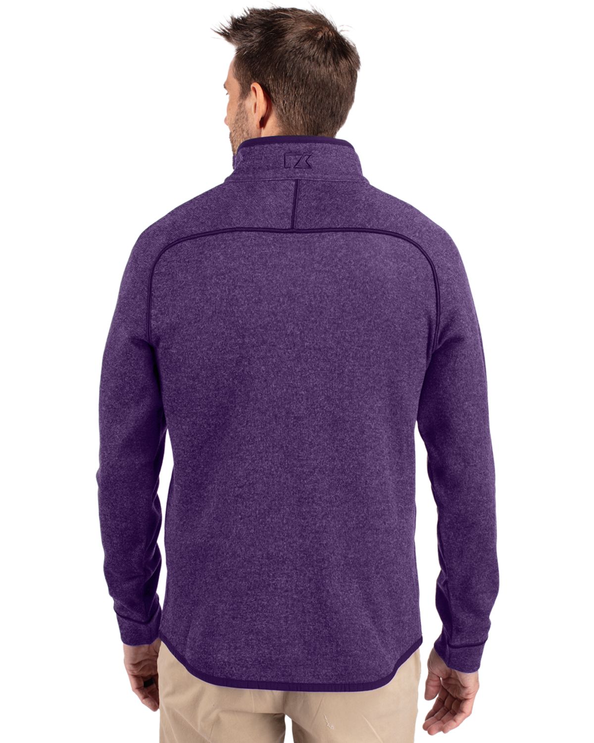 Cutter & Buck Mainsail Sweater-Knit Mens Half Zip Jacket 87