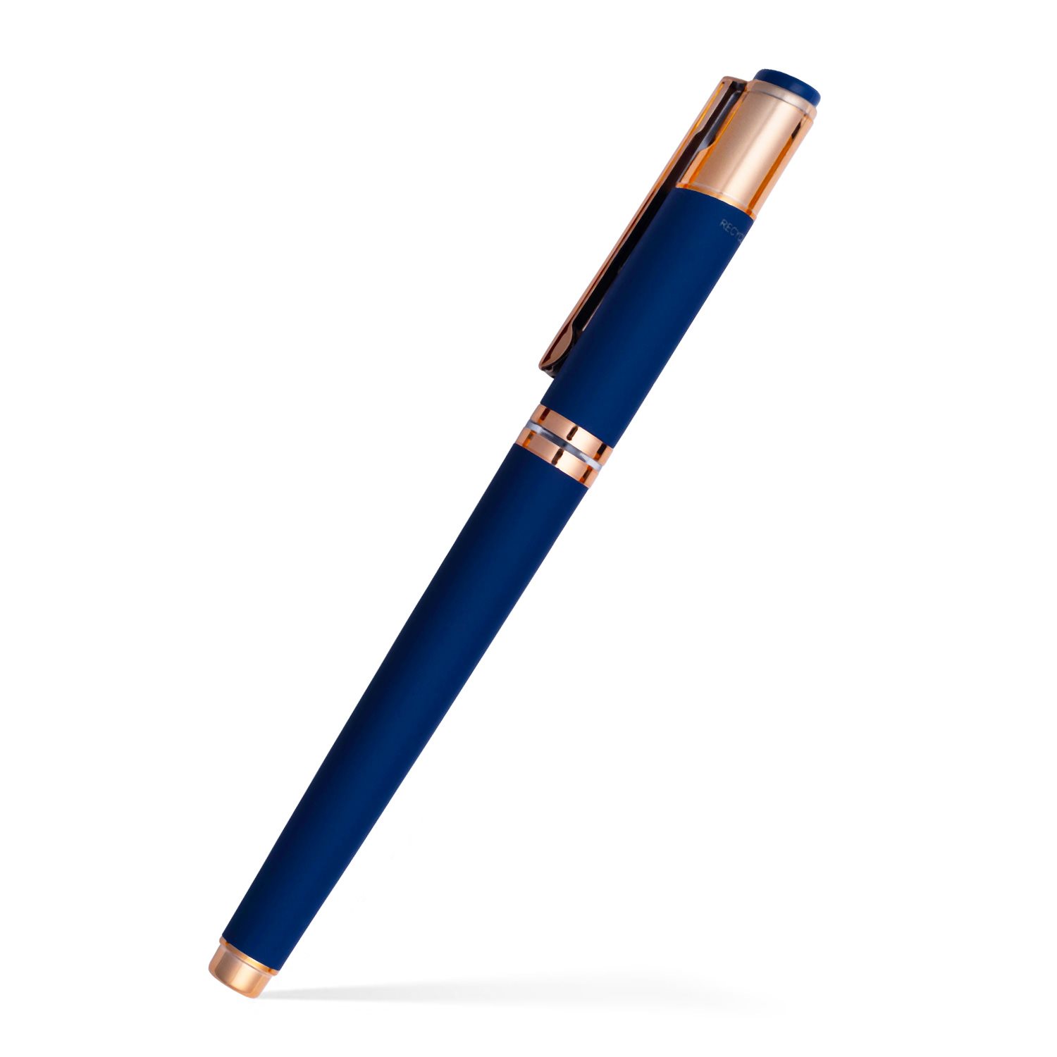 Satin Soft Touch Earl Gel Pen - Rose Gold Accents (Recycled Material) 12