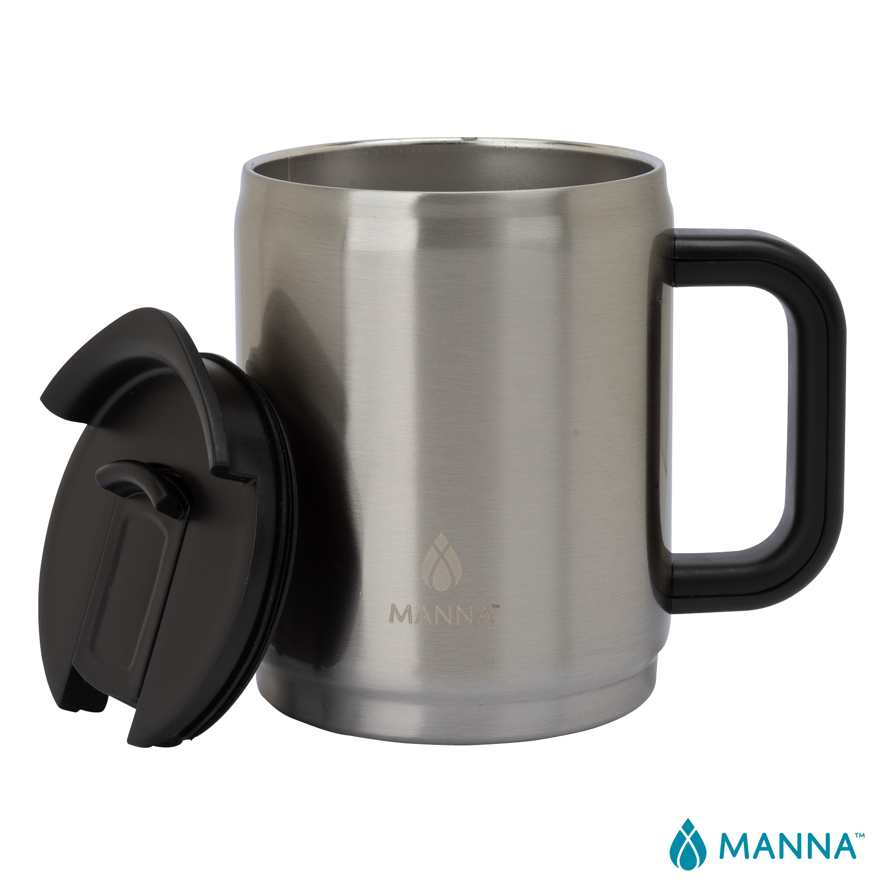 Manna™ 14 oz. Boulder Stainless Steel Camping Mug w/ Handle 23
