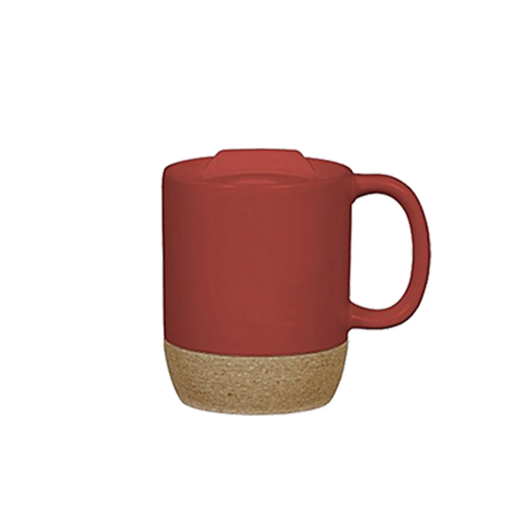 12oz Cork bottom ceramic mug Boshan 4.3" x3.4" 7