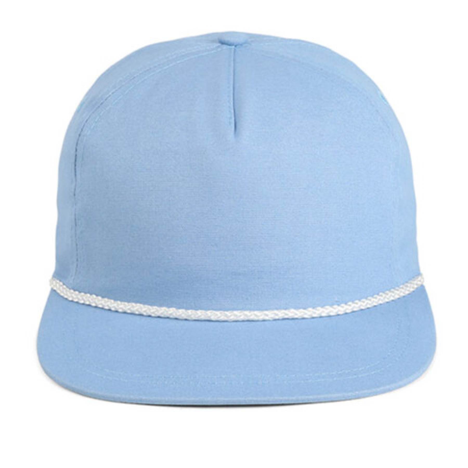 Imperial DNA001 5-Panel Original Rope Cap w/ Leatherette Patches or Embroidery 54