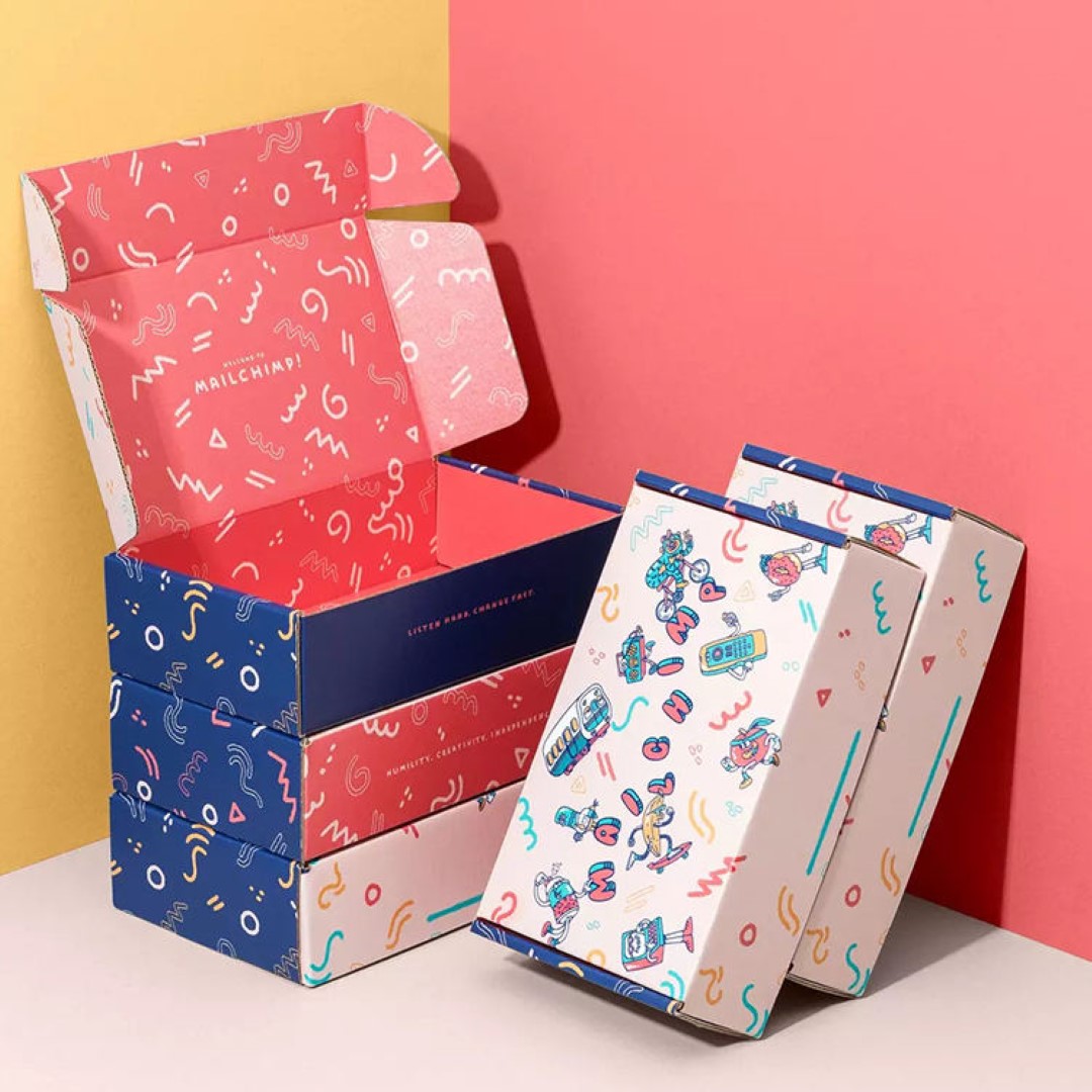 Custom Logo Cardboard Mailer Paper Box 7