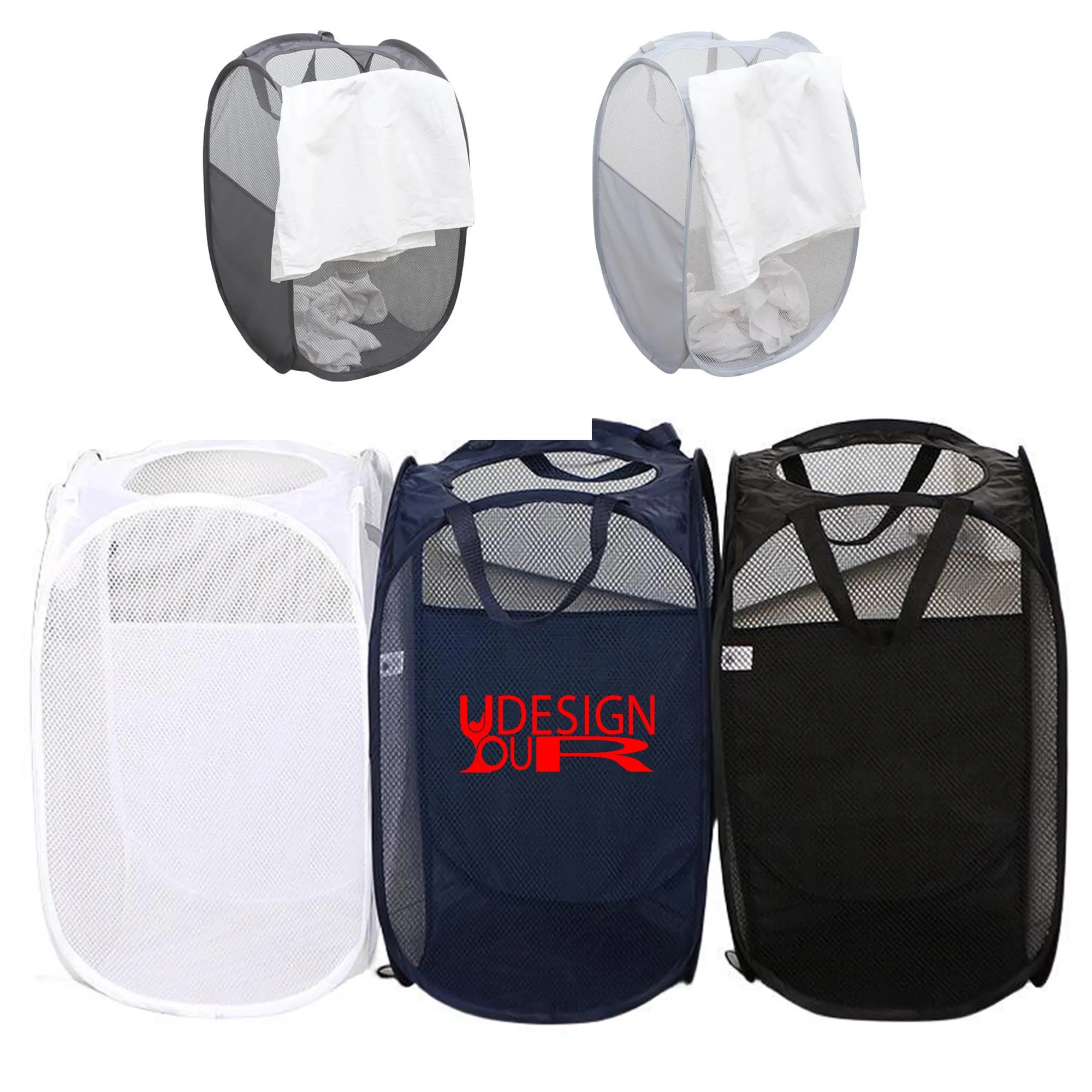 Handy Laundry Collapsible Mesh Hamper