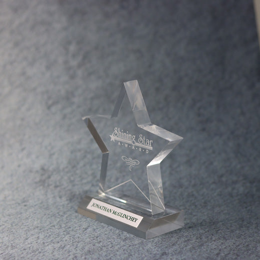 Acrylic Star On Base 4