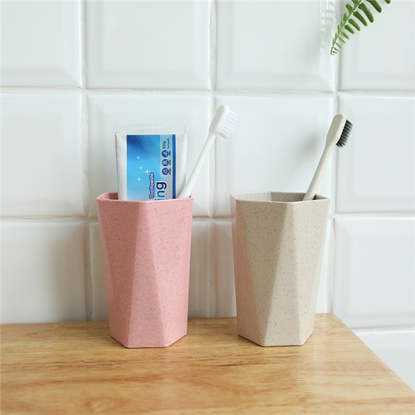 Wheat Straw Diamond Toothbrushing Cup 3