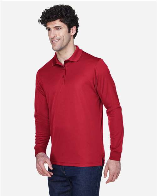 Men's Pinnacle Performance Long Sleeve Piqué Polo - 88192 43