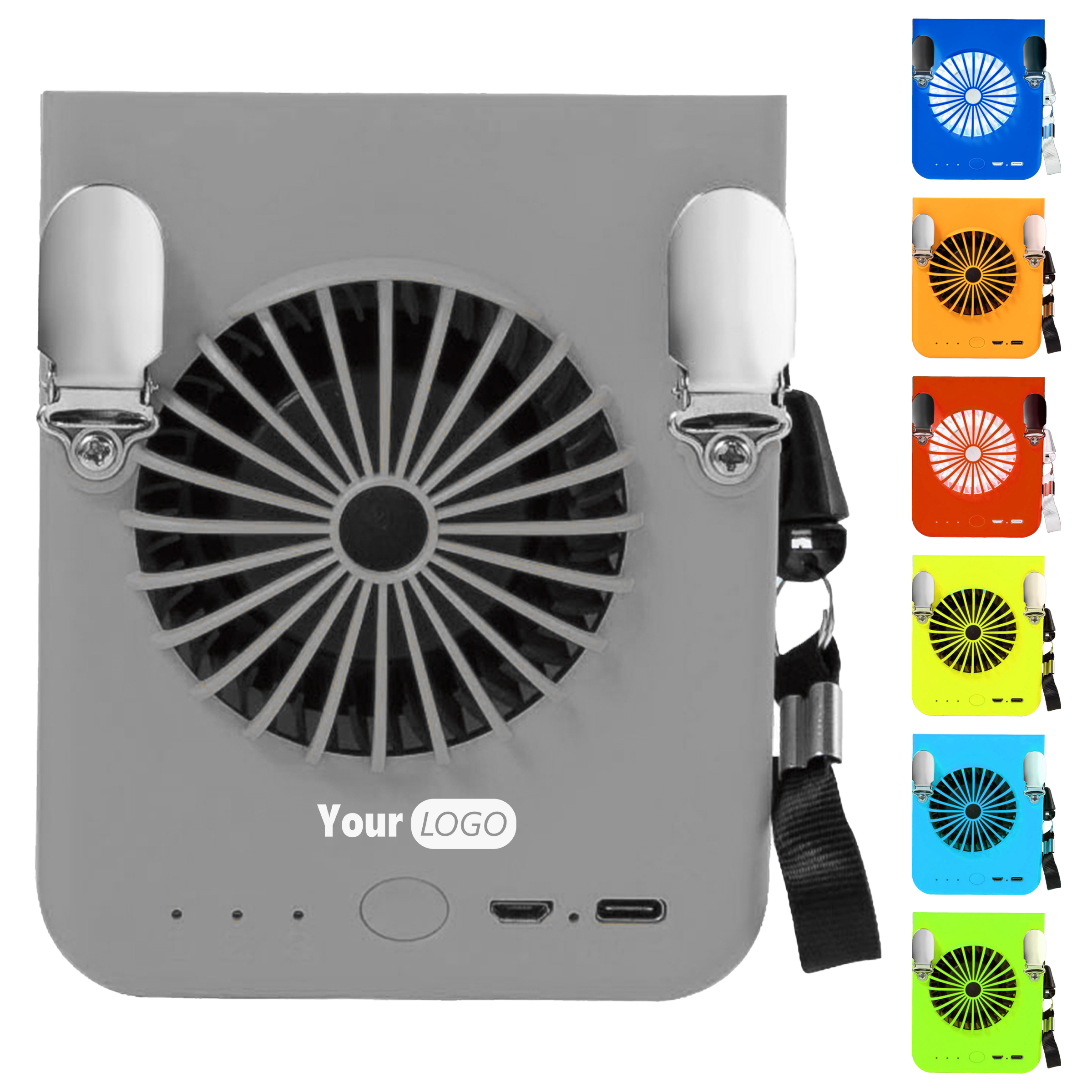 Abs Portable Waist Hanging Fan ?C Hands-Free Comfort 4