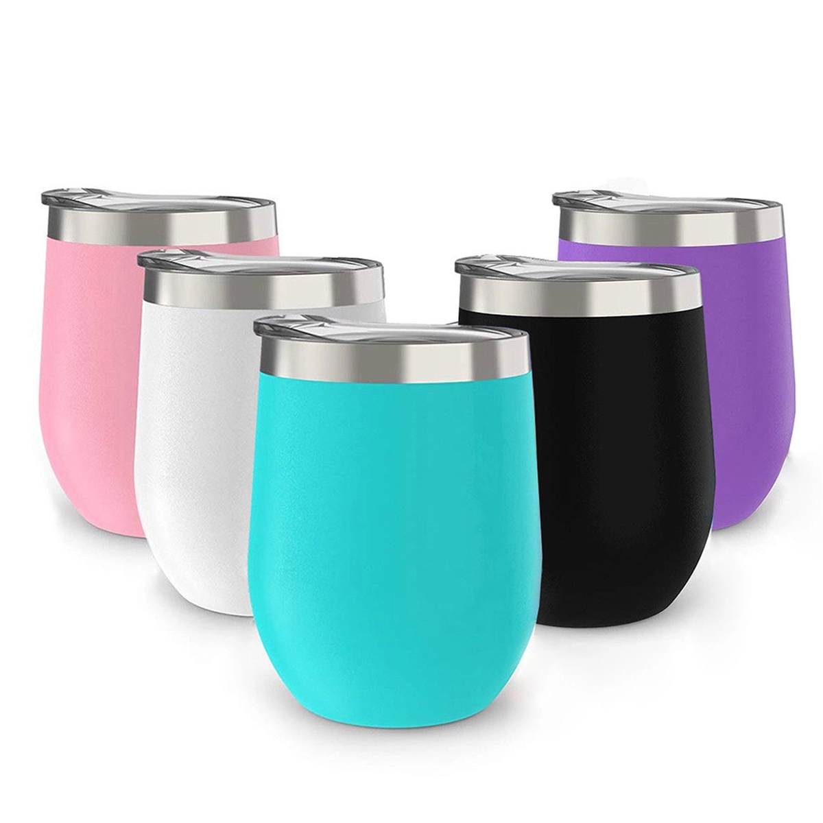 12 OZ Stainless Steel Wine Tumbler 6