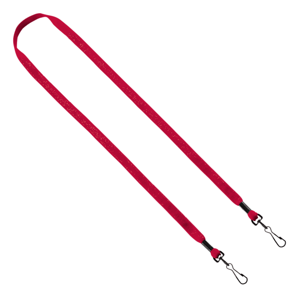1/2" Cotton Double Swivel Hook Lanyard 30