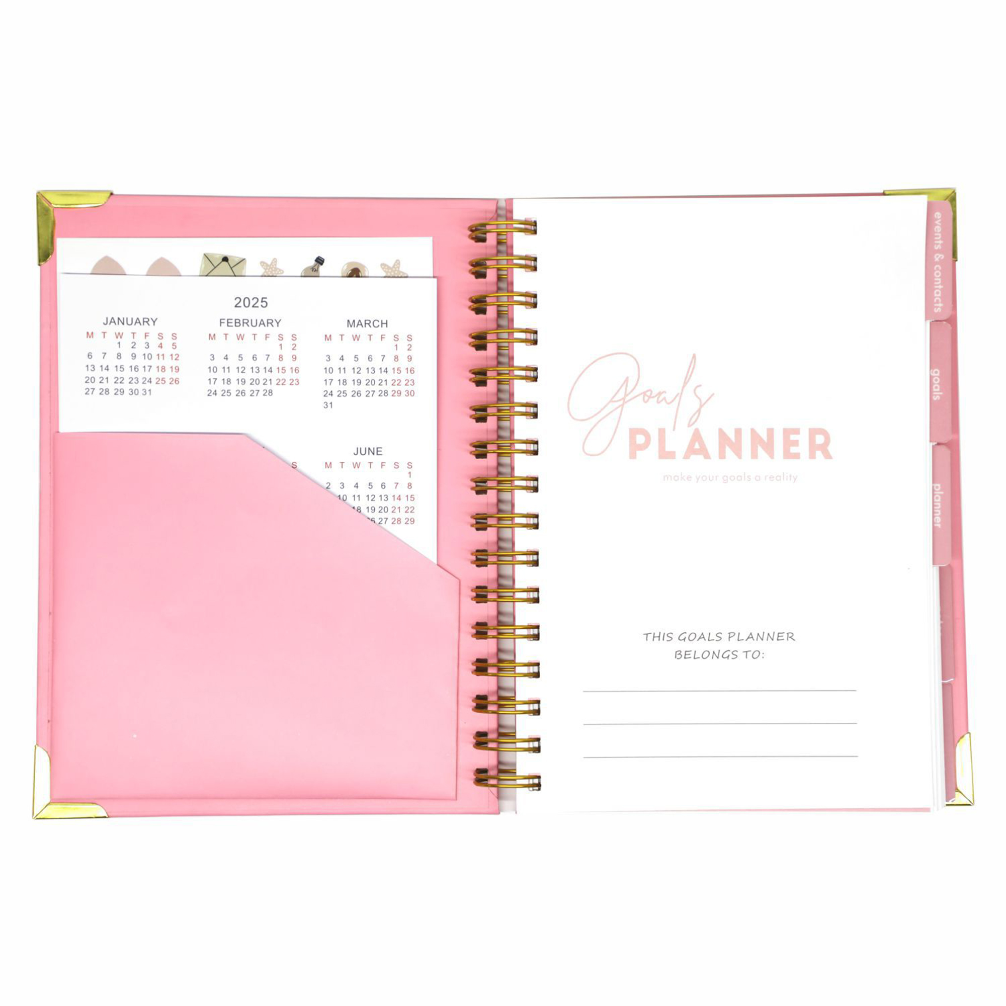 Personalized Hard-Cover Agenda Planner 4