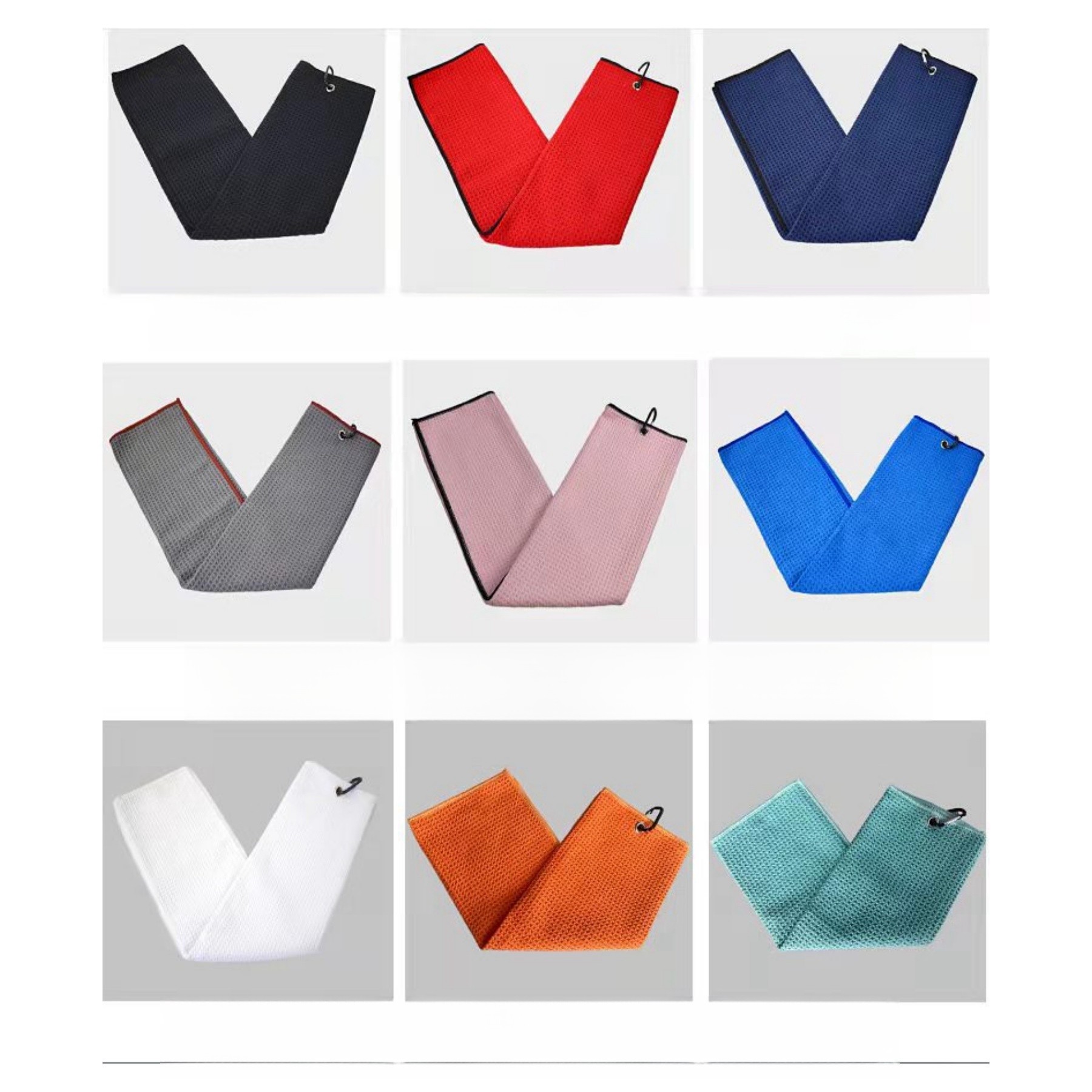 Golf Towels for Golf Bags with Clip 2