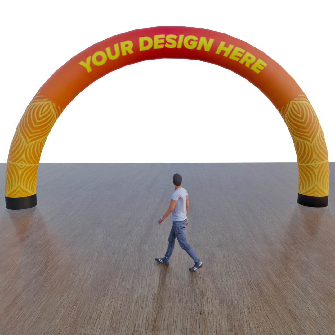 Custom Inflatable Round Arch - Constant or Sealed Air 4