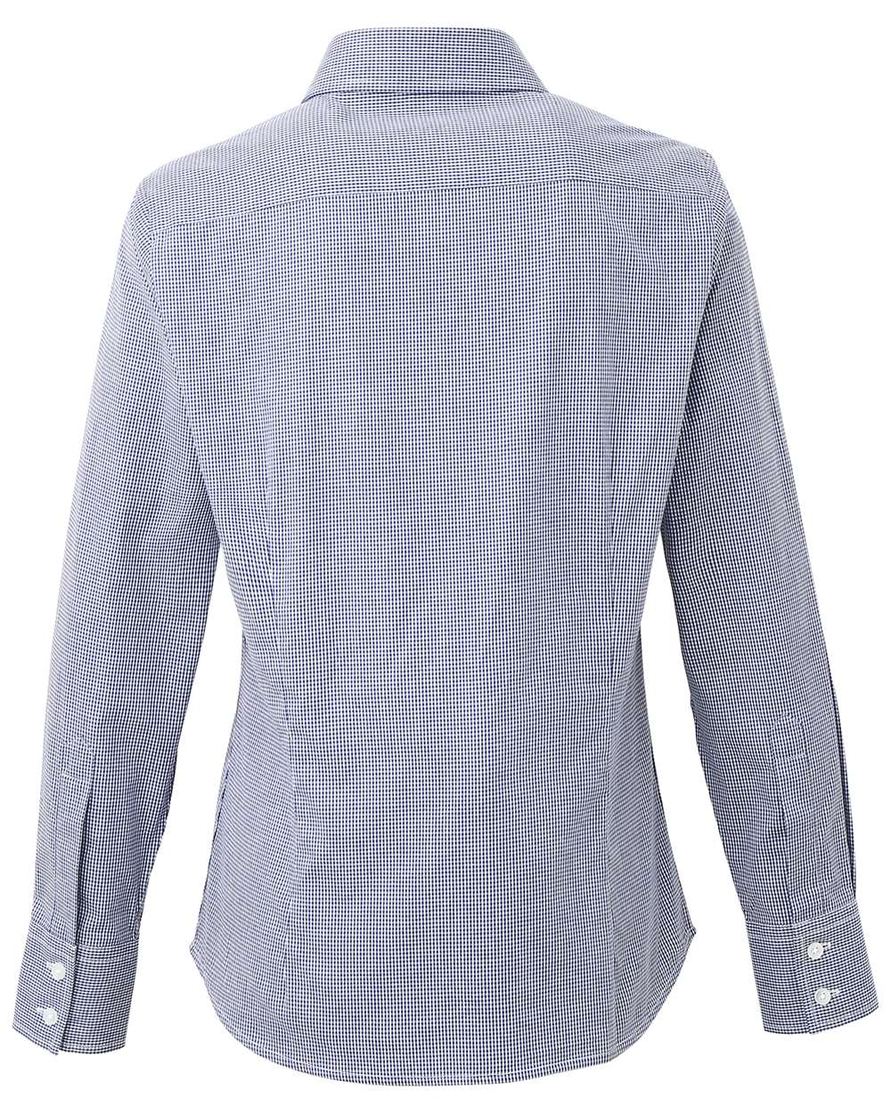 Women's Microcheck Gingham Cotton Shirt - RP320 25