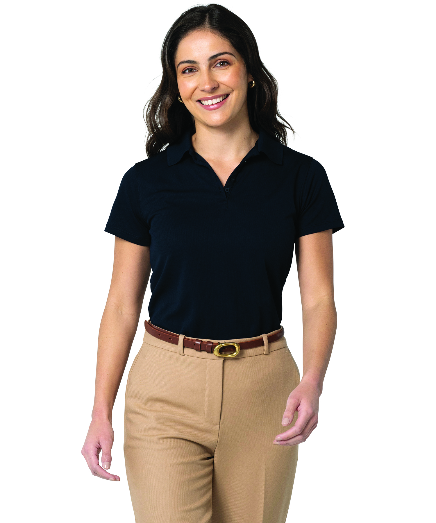 Women's Classic Solid Wicking Polo 56
