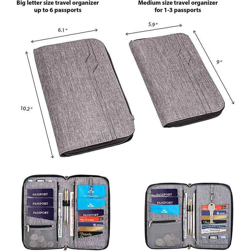 Travel RFID Passport Holder Wallet 2